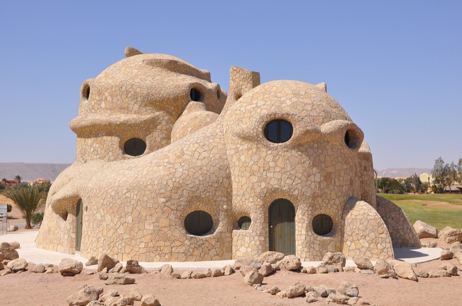 El Gouna's distinctive seaside architecture