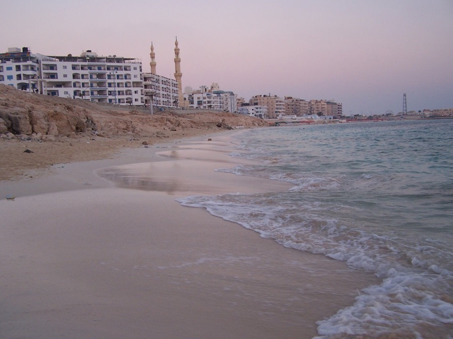 Marsa Matruh waterfront at sunset